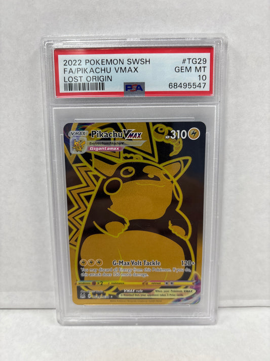 Pokemon Pikachu VMAX TG29/TG30 PSA 10