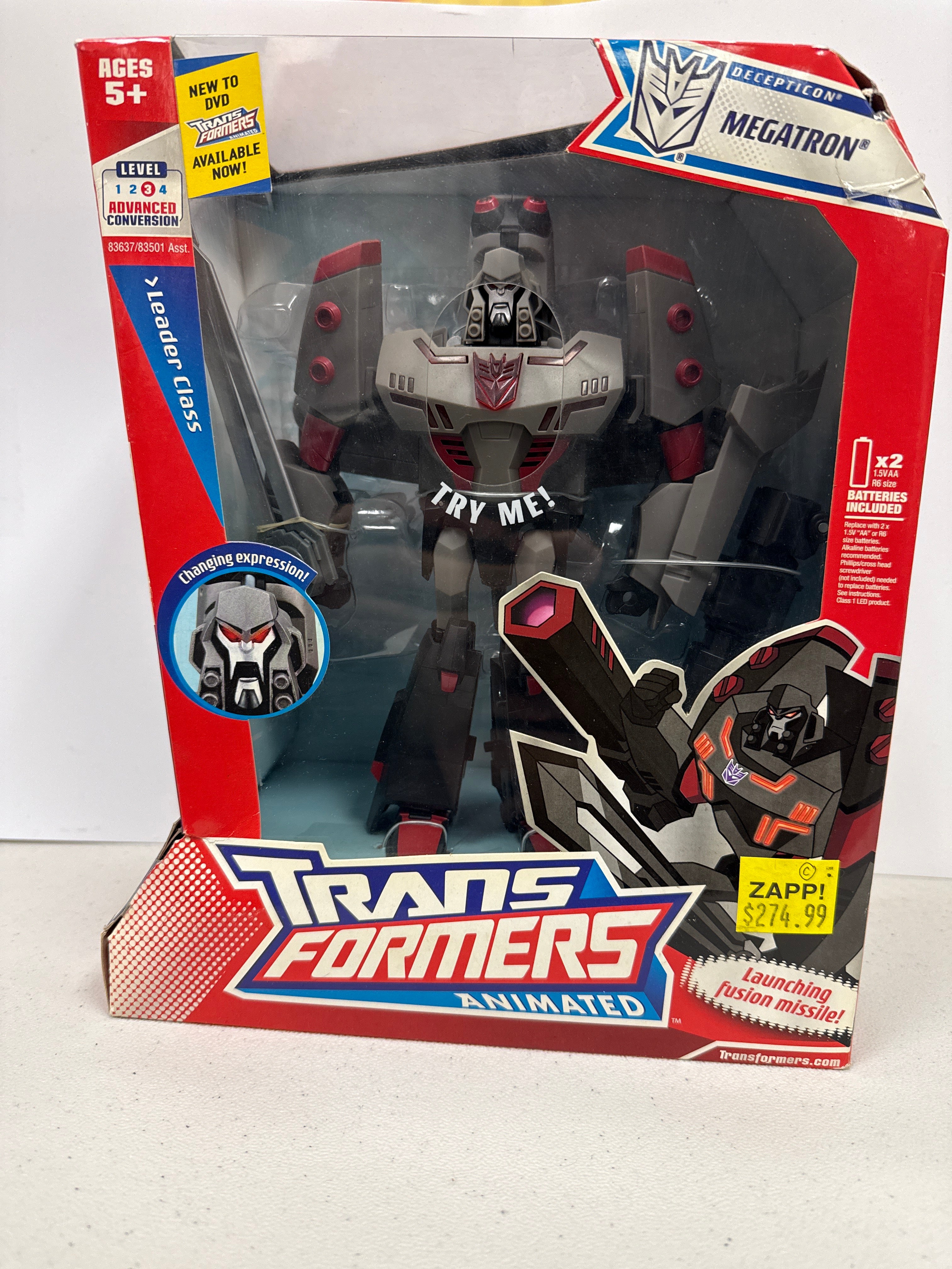 Transformers Animated Leader Class Megatron (Non-Mint) – Zapp! Comics