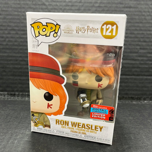 Funko Pop! Harry Potter Ron Weasley 121 2020 Fall Convention Exclusive (Grade A-)