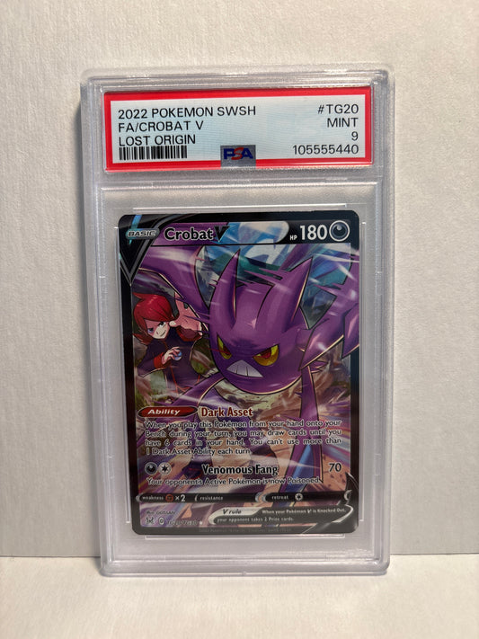 Pokemon Crobat V TG20/TG30 PSA 9