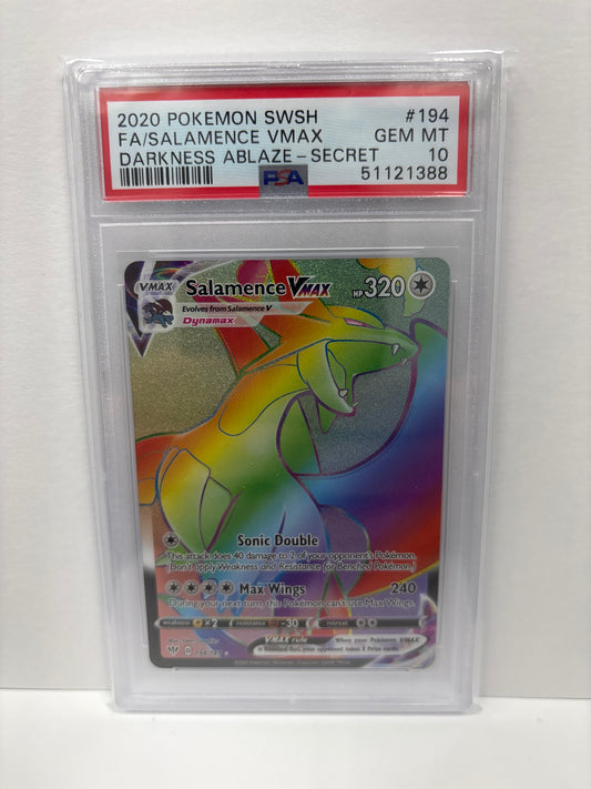 Pokemon Salamence VMAX 194/189 PSA 10