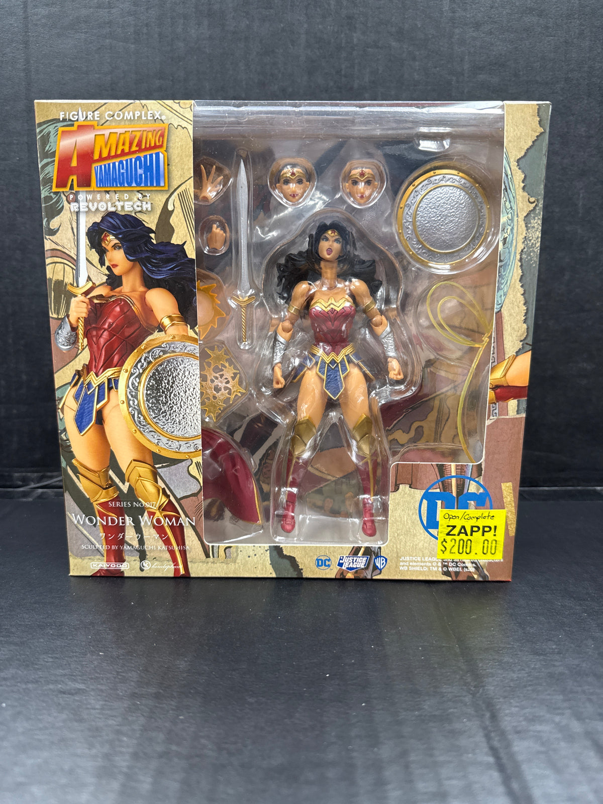 Amazing Yamaguchi Revoltech Wonder Woman No.017 (Open Box/Complete)