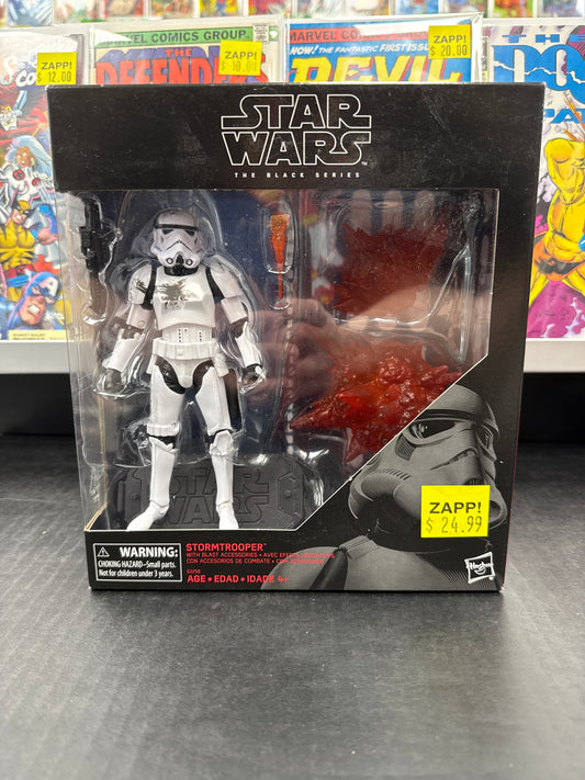 Star Wars Black Series 6 inch Stormtrooper with Blast Accessories