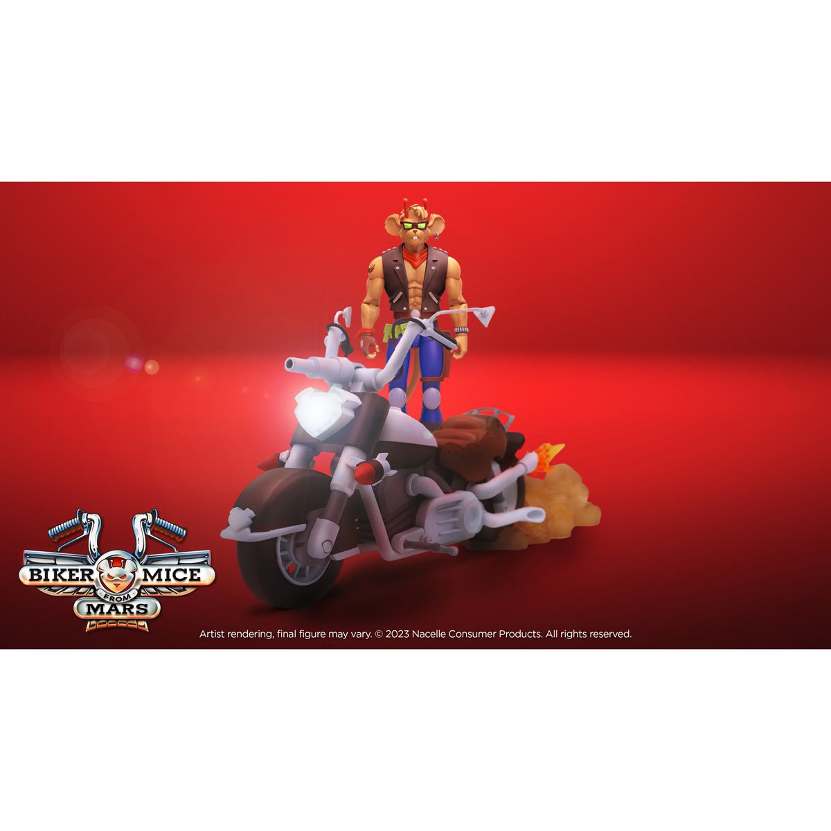 Biker Mice From Marks Throttle and Martian Monster Bike Set