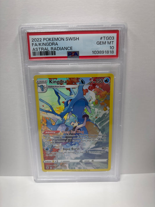 Pokemon Kingdra TG03/TG30 PSA 10