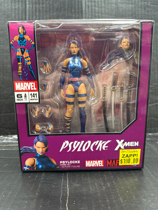 Medicom MAFEX X-Men Psylocke (Comic Ver.) No.141 (Open Box/Complete)