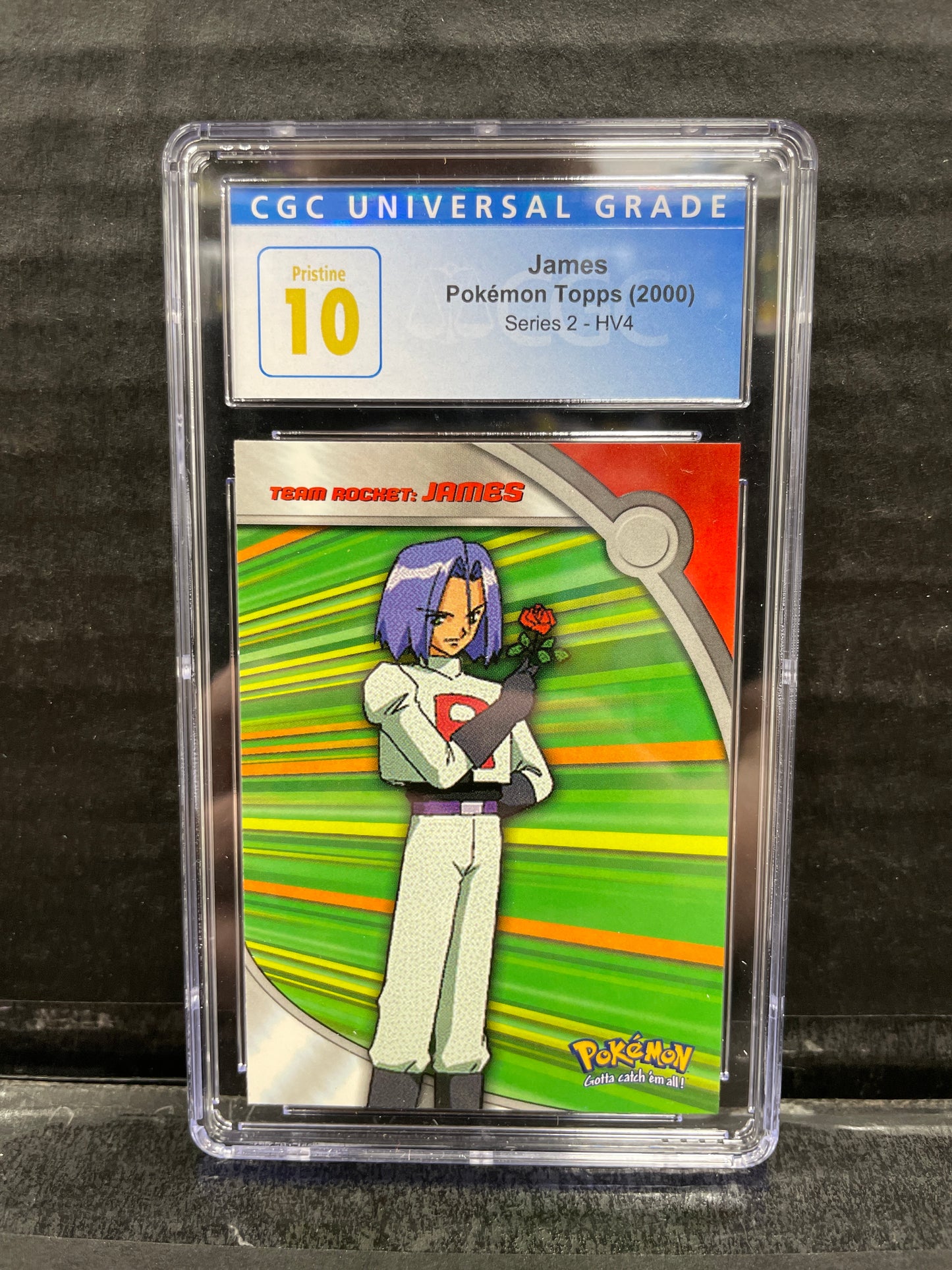 Pokemon James HV4 Topps Series 2 CGC Pristine 10