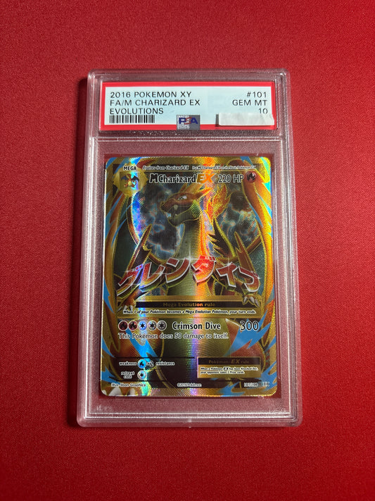 Pokemon M Charizard EX 101/108 PSA 10