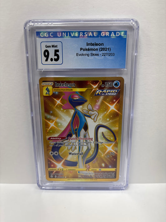 Pokemon Inteleon 227/203 CGC 9.5 (Old Label)