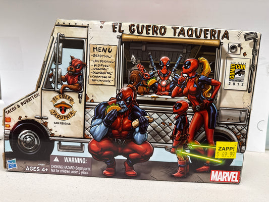 Marvel Universe 3.75 Deadpool Taco Truck SDCC (Open Box/Figures never removed)
