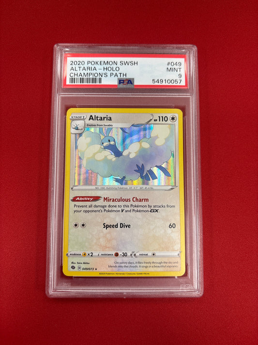 Pokemon Altaria 049/073 HOLO PSA 9