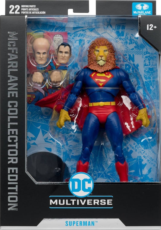 DC Multiverse McFarlane Collector Edition Superman Strange Lives of Superman Platinum Edition Chase