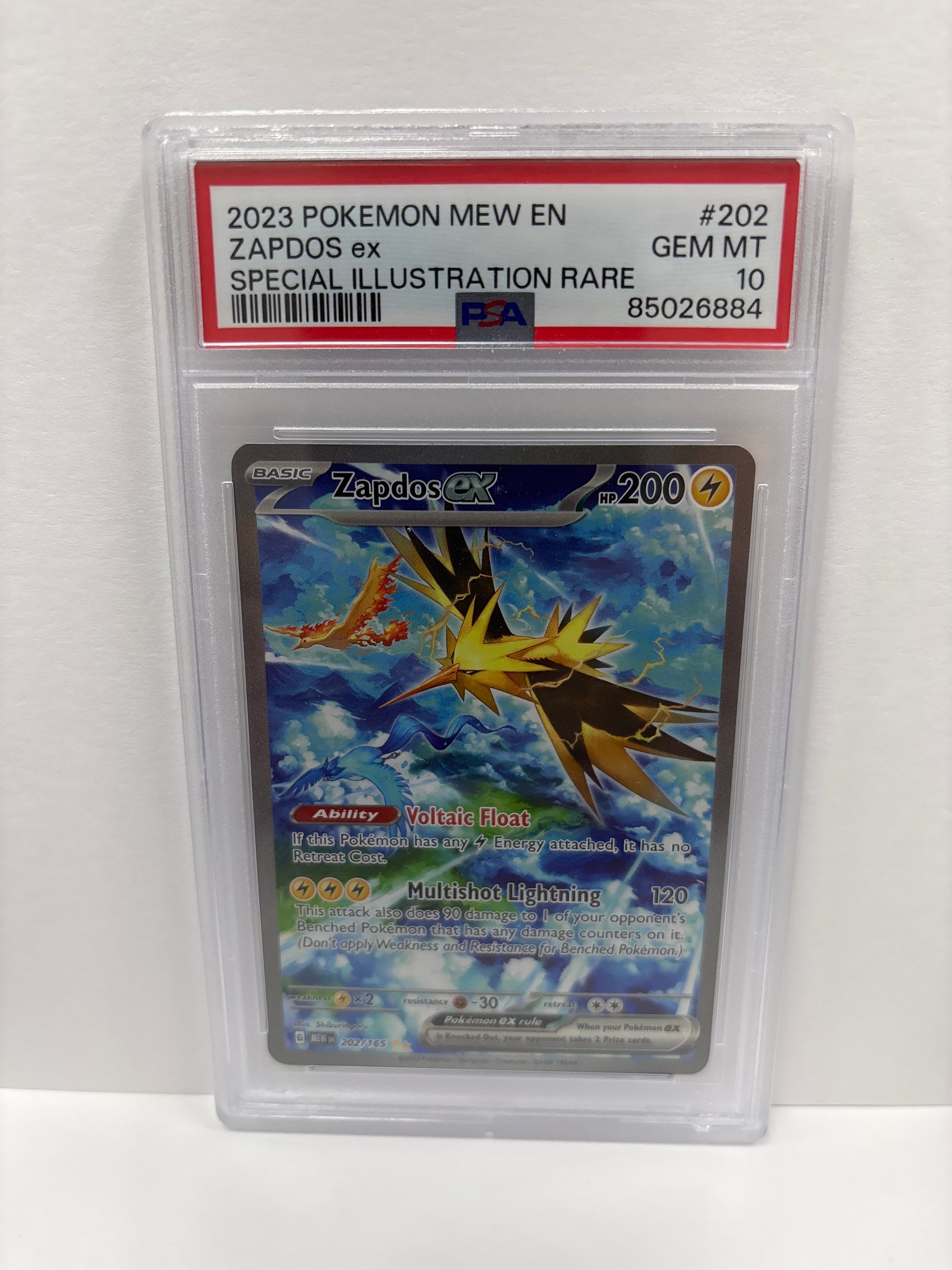 Pokemon Zapdos ex 202/165 PSA 10 – Zapp! Comics