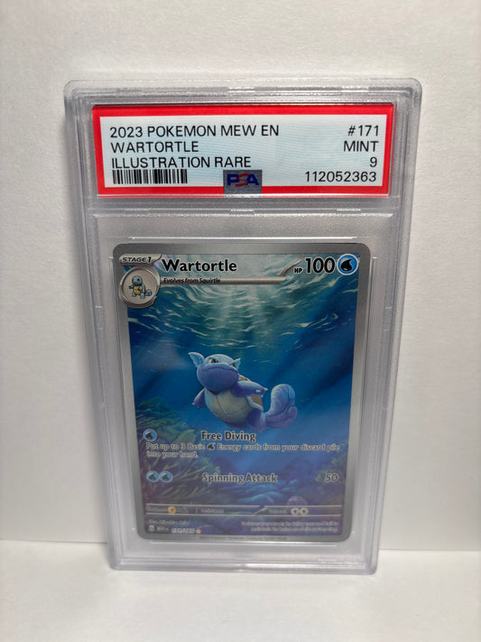 Pokemon Wartortle 171/165 PSA 9