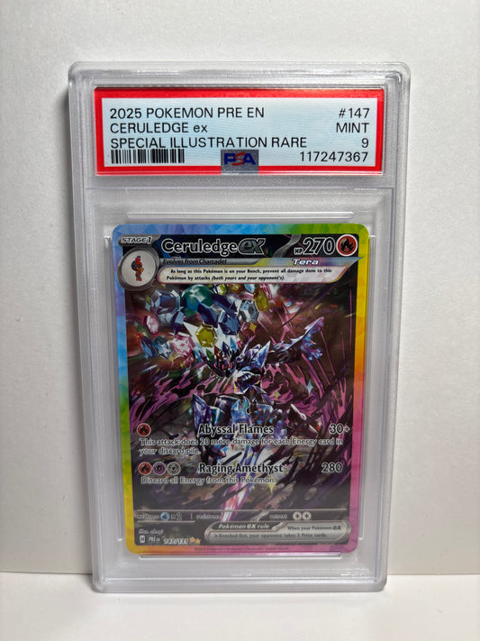 Pokemon Ceruledge ex 147/131 PSA 9