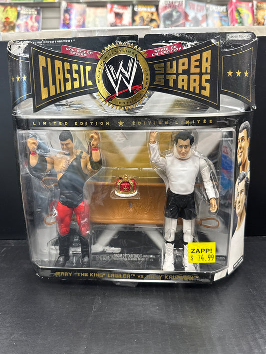 WWE Classic Superstars Jerry The King Lawler vs Andy Kaufman