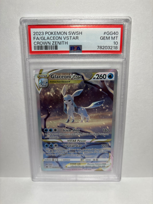 Pokemon Glaceon VSTAR GG40/GG70 PSA 10
