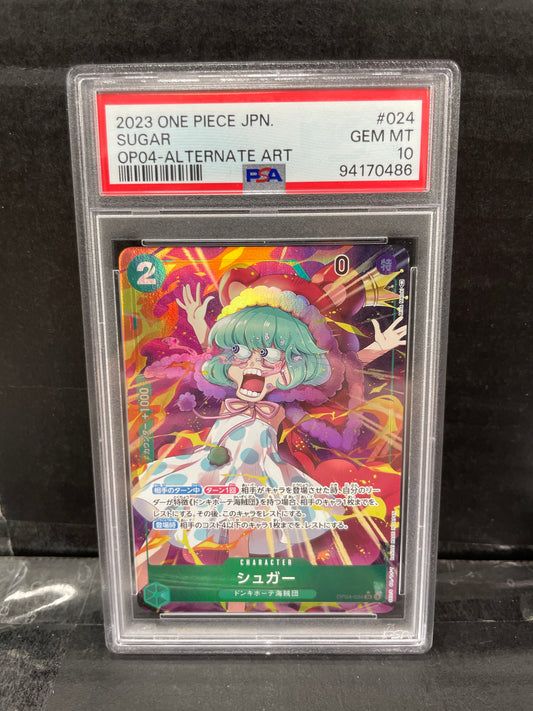 One Piece TCG Sugar AA JP OP04-024 PSA 10