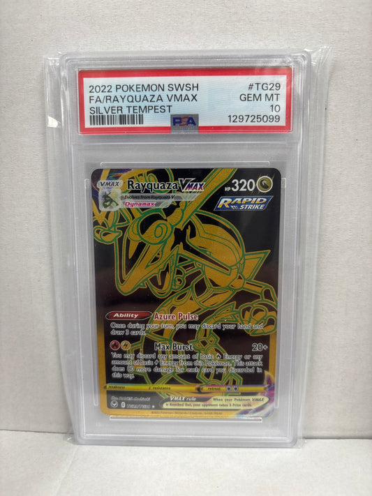 Pokemon Rayquaza VMAX TG29/TG30 PSA 10