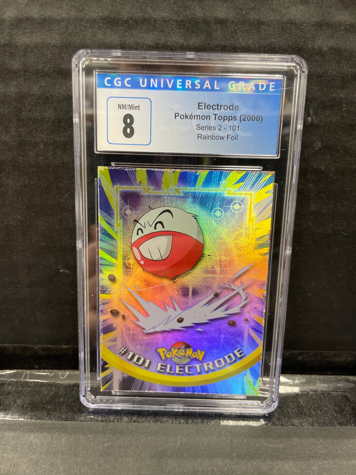 Pokémon Electrode 101 Topps Series 2 CGC 8 Foil