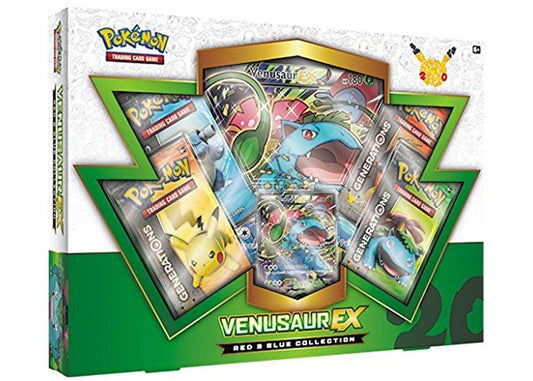 Pokemon Venusaur EX Red & Blue Collection Box