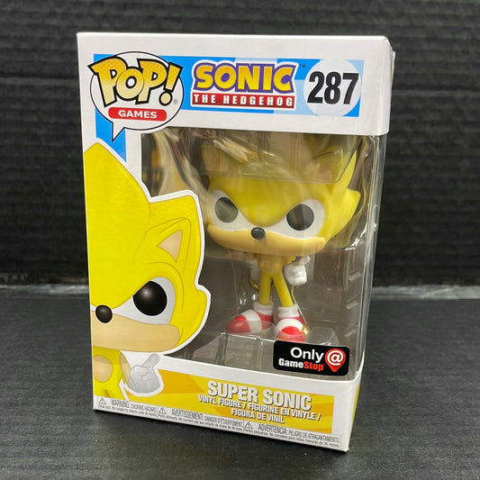 Funko Pop! Sonic the Hedgehog Super Sonic 287 GameStop Exclusive (Grade B)