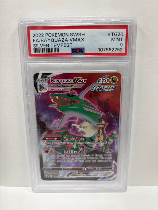Pokemon Rayquaza VMAX TG20/TG30 PSA 9