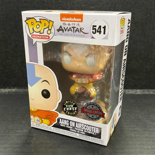 Funko Pop! Avatar the Last Airbender Aang on Airscooter 541 Glow Chase Special Edition (Grade A)
