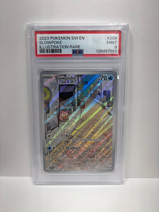 Pokemon Slowpoke 204/198 PSA 9