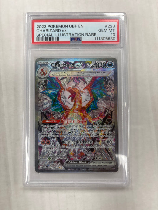Pokemon Charizard ex 223/197 PSA 10