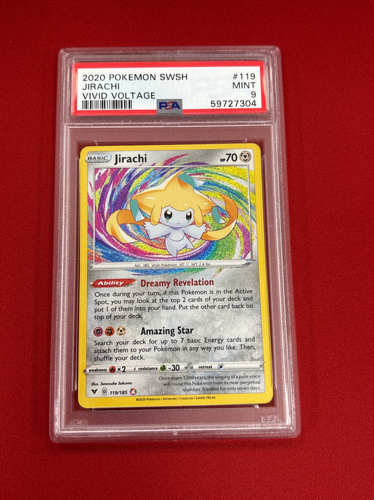 Pokemon Jirachi 119/185 PSA 9