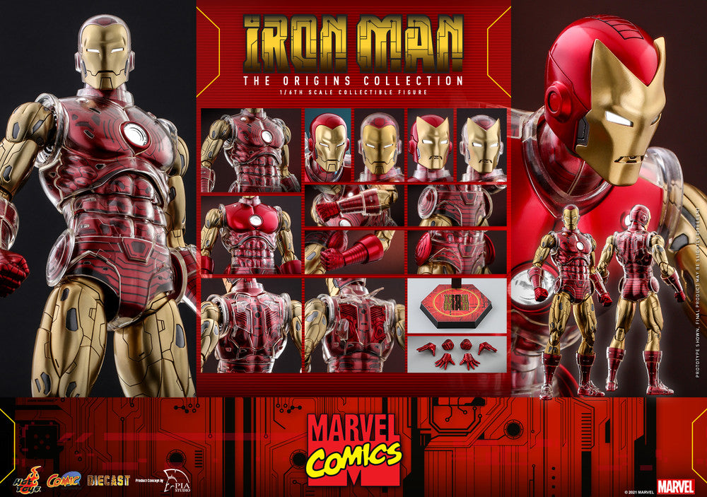 Hot Toys Marvel Comics Iron Man The Origins Collection CMS07-D37 1/6 Scale