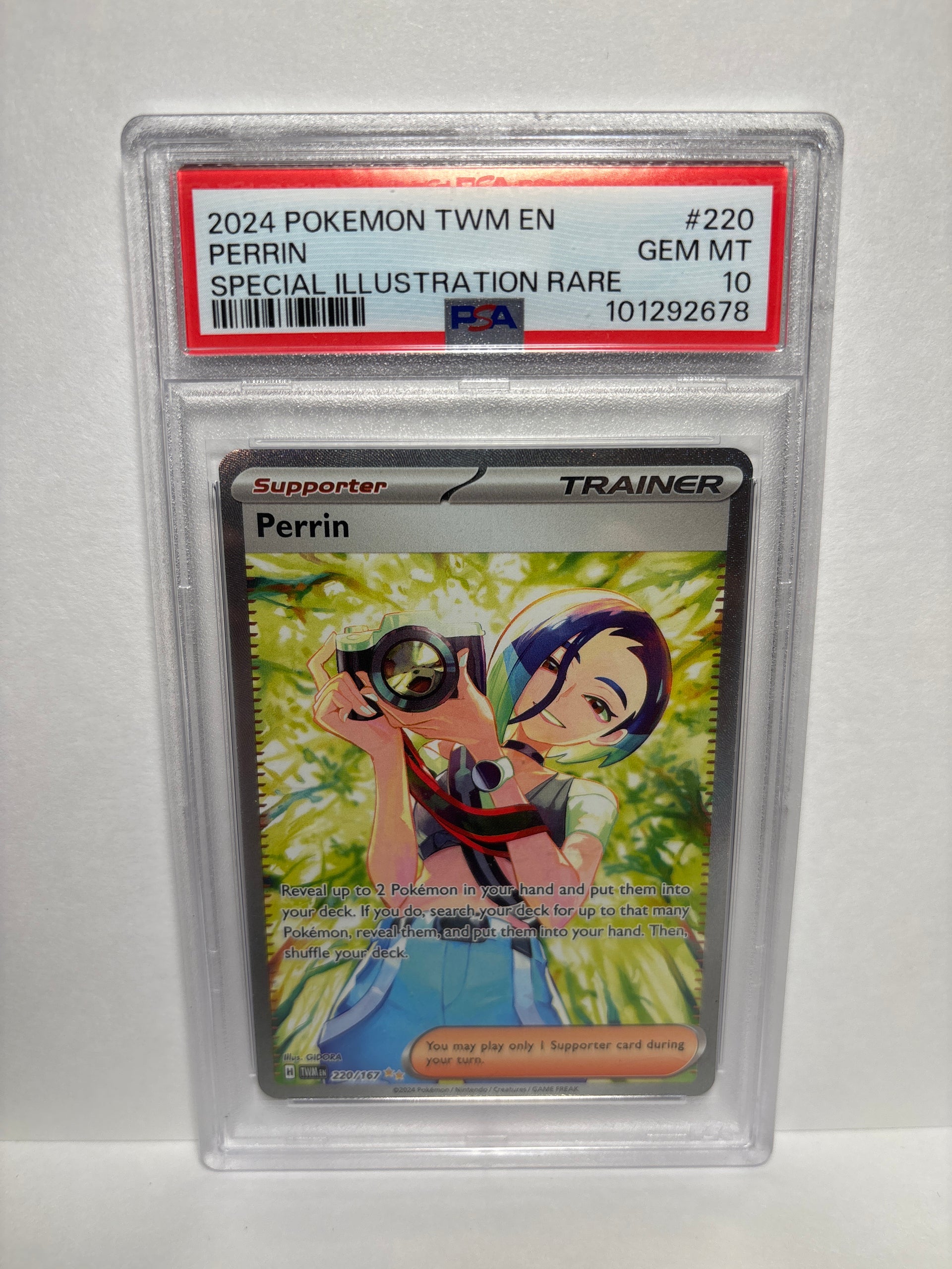Pokemon Perrin 220/167 PSA 10 – Zapp! Comics