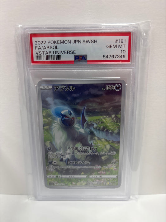 Pokemon Japanese Absol 191/172 PSA 10