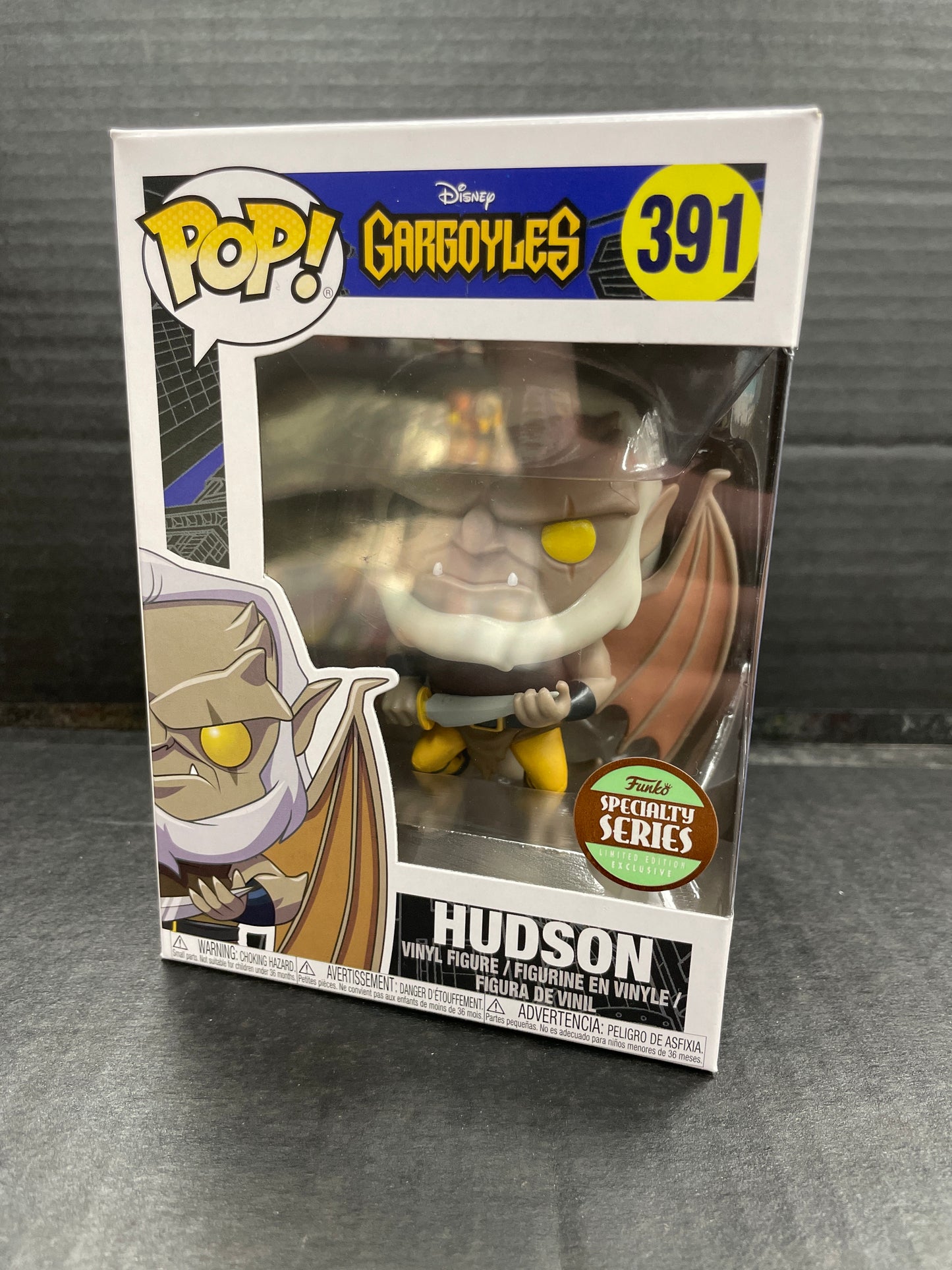 Funko Pop! Gargoyles Hudson 391 Specialty Series (Grade A)