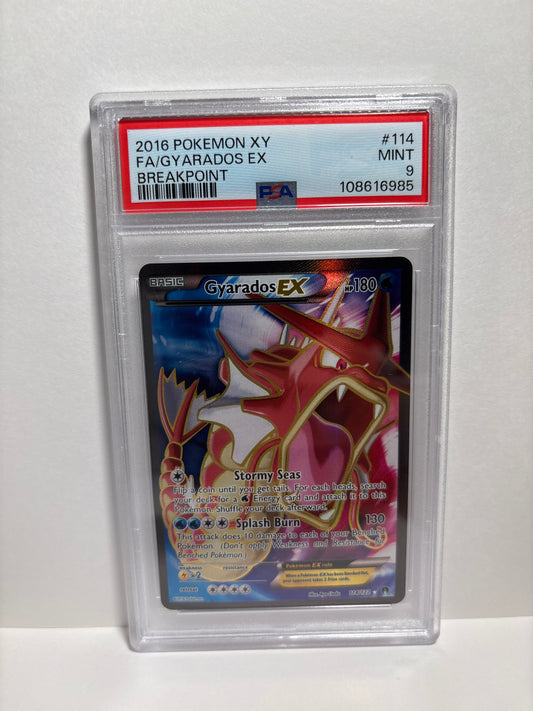 Pokemon Gyarados EX 114/122 PSA 9