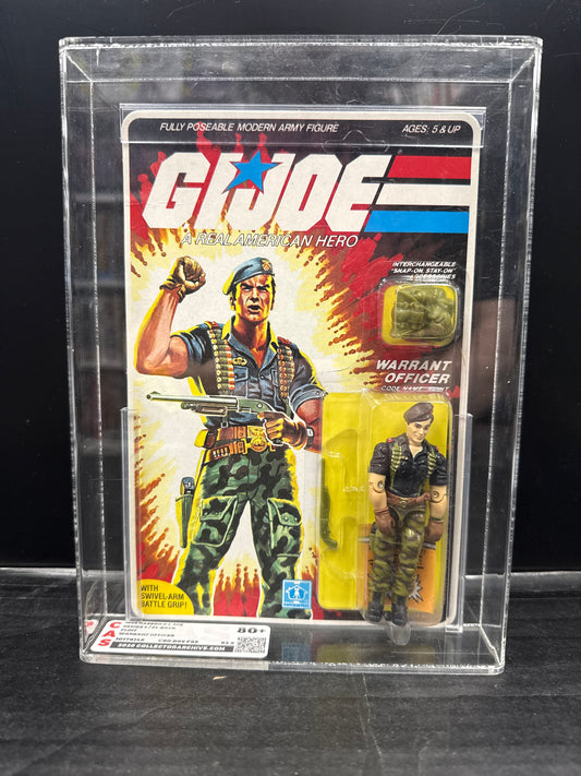GI Joe Warrant Officer Flint CAS Graded 80+ 1985