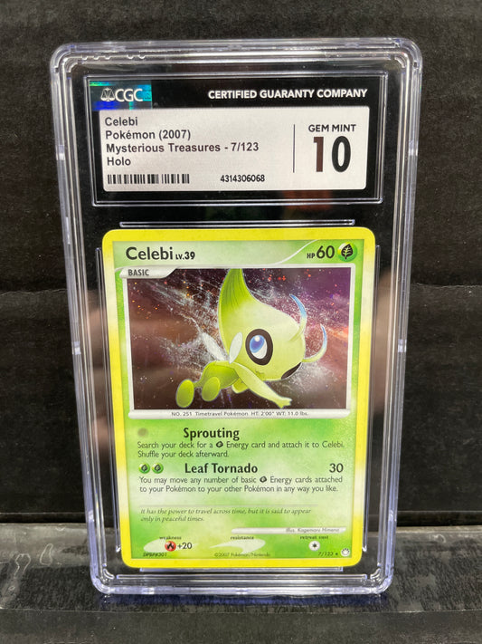 Pokemon Celebi Holo 7/123 CGC 10