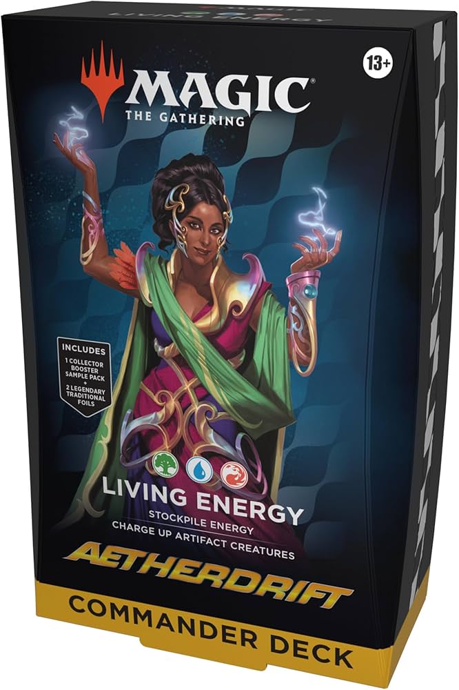 Magic the Gathering Aetherdrift Commander Deck Living Energy
