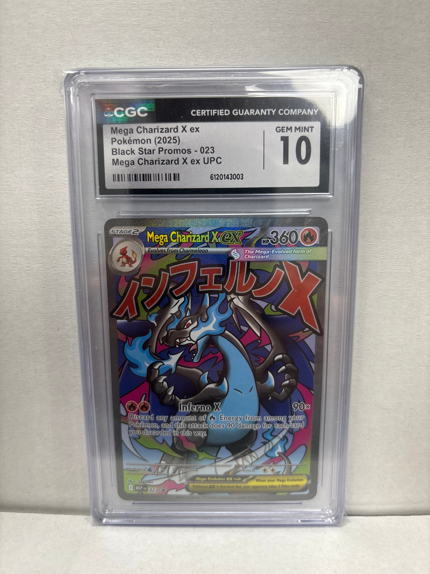 Pokemon Mega Charizard ex 023 CGC 10