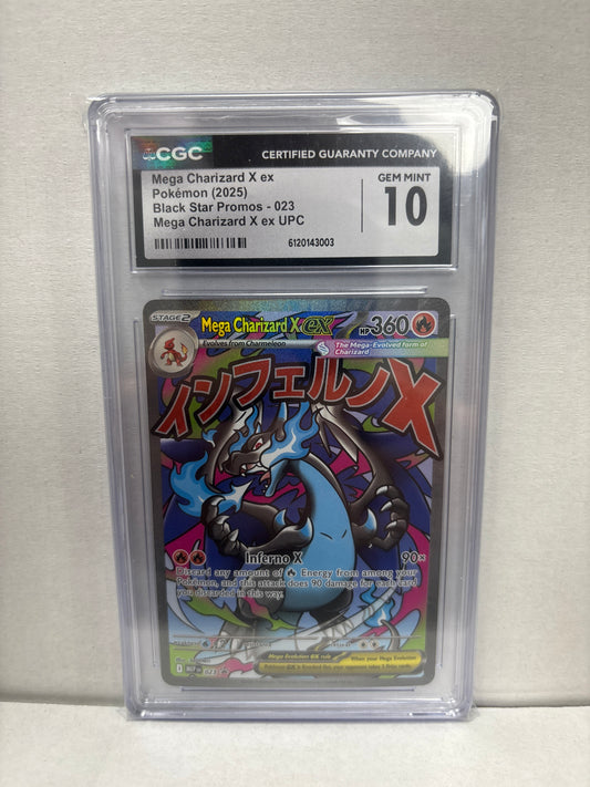 Pokemon Mega Charizard ex 023 CGC 10
