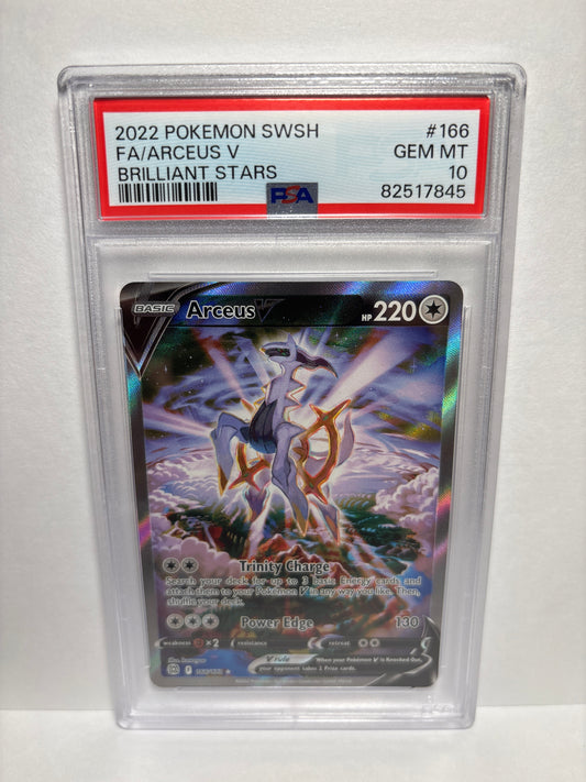 Pokemon Arceus V 166/172 PSA 10