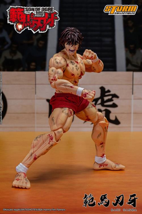 Baki Hanma: Son of Ogre Saba Grand Arena Series Baki Hanma (Battle Damaged Ver.) 1/12 Scale Limited Edition Action Figure