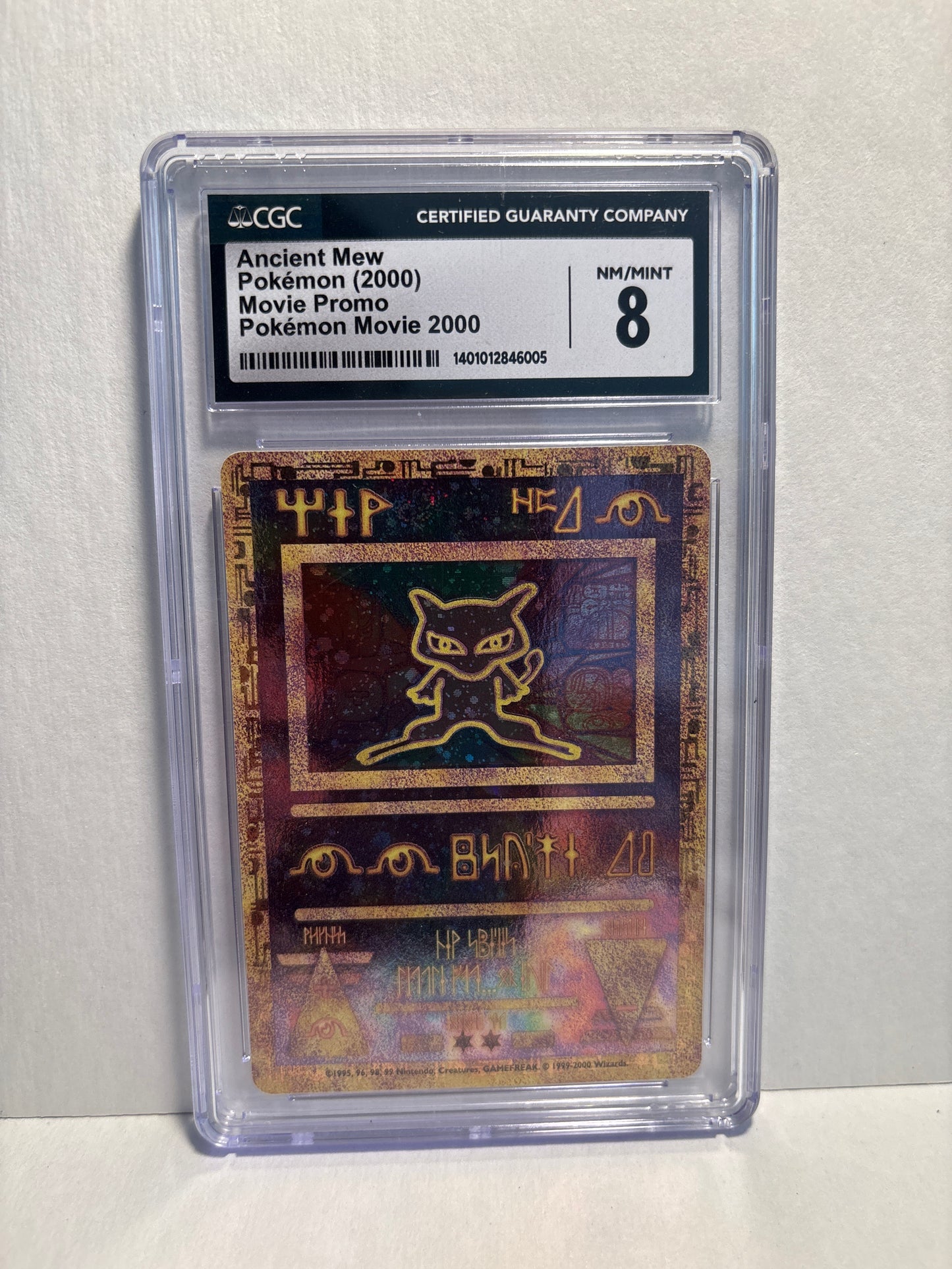Pokemon Ancient Mew (2000) Promo CGC 8 (Scratches on Slab)