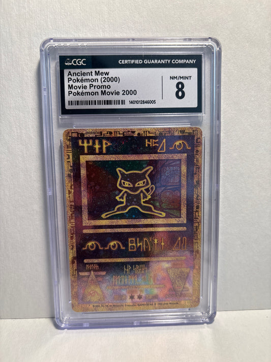 Pokemon Ancient Mew (2000) Promo CGC 8 (Scratches on Slab)