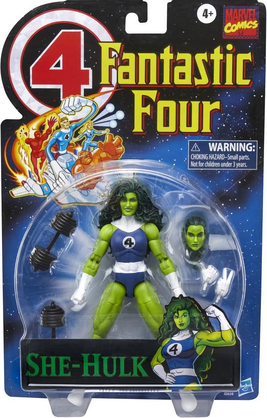 Marvel Legends Fantastic Four She-Hulk Retro Card