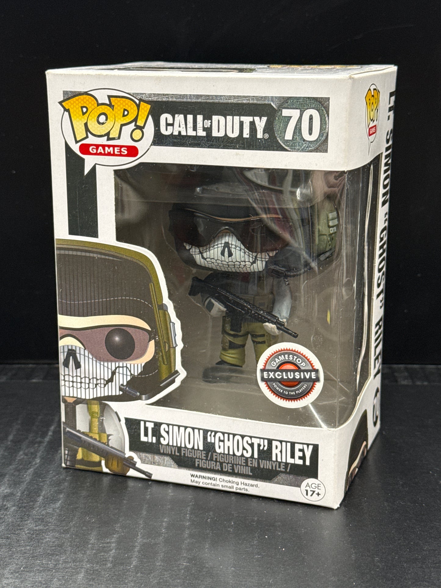 Funko Pop! Call of Duty Lt. Simon “Ghost” Riley 70 GameStop Exclusive (Grade C)