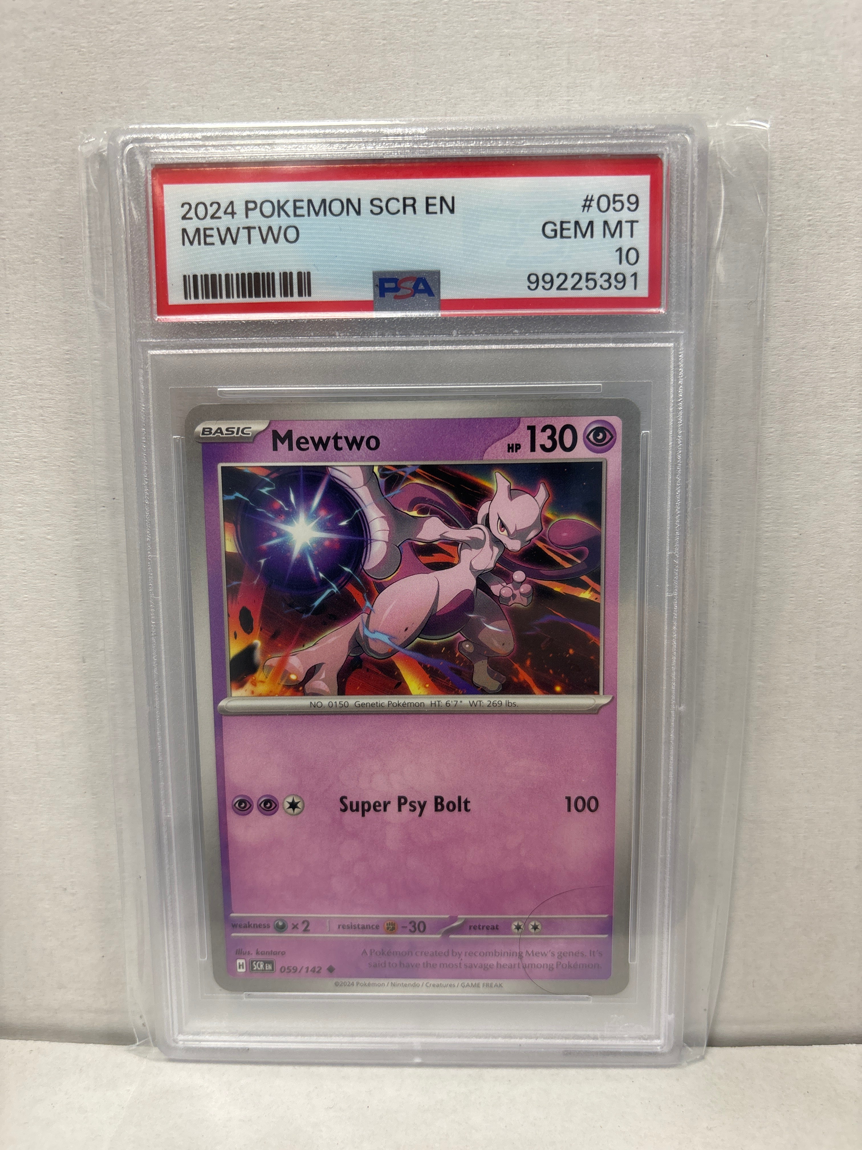 Pokemon Mewtwo 059/142 PSA 10 – Zapp! Comics