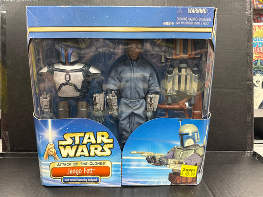 Star Wars Attack of the Clones Jango Fett 12” (Damaged Box)
