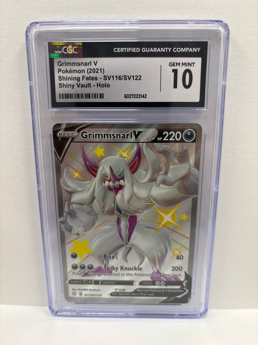 Pokemon Grimmsnarl V SV116/SV122 CGC 10